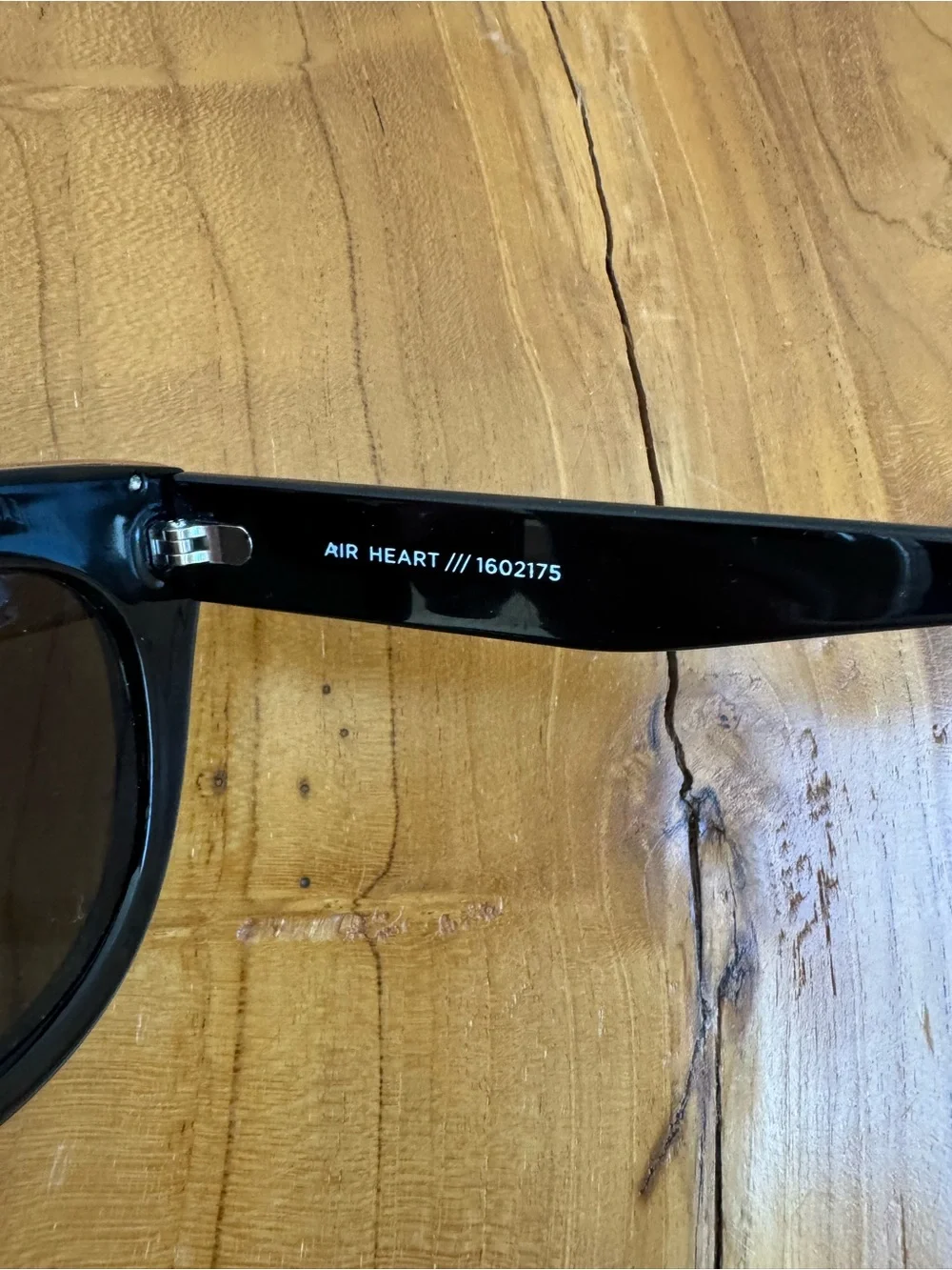 Le Specs Air Heart Black Cat-Eye Sunglasses